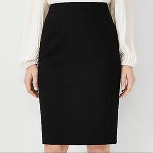 Vintage Skirt 90s ESCADA Skirt Black Wool Knee Length Size Small 36 Size 4